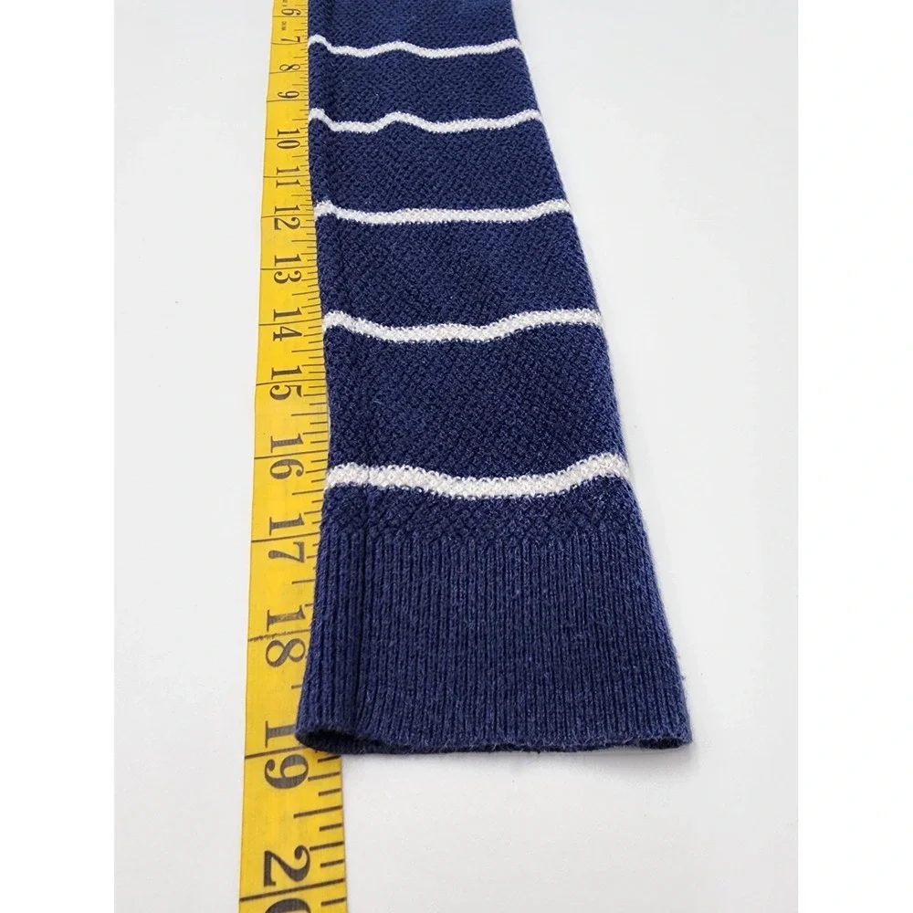 So Perfect Pullover Sweater XS Navy Blue/ White‎ Beachy Light Sweater